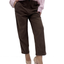 pantalone in velluto in costina metropolis